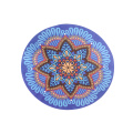 Yugland Meditation Round Shape Yoga Suede Rubber Round Yoga Mat